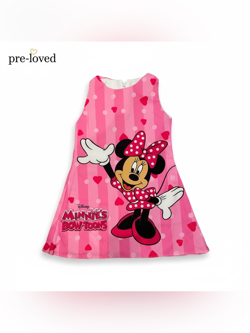 🎀 Disney Minnie Mouse Bow-Toons Girls Dress — Pre-Loved 💕